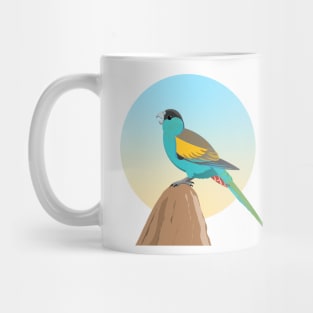 Hooded parrot Mug